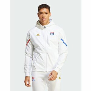 adidas Olympique Lyon Designed for Gameday Kapuzenjacke - Herren, White