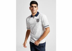 Score Draw England '90 Home Shirt Herren - Herren, White