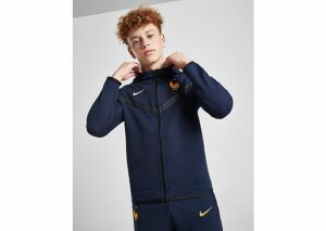 Nike France Tech Fleece Hoodie Junior, Navy