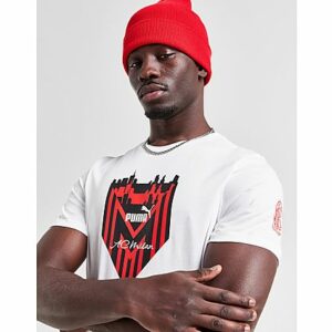 Puma AC Milan Icons T-Shirt - Herren, White