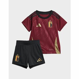 adidas Belgien 24 Mini-Heimausrüstung - Damen, Team Coll Burgundy 2 / Black
