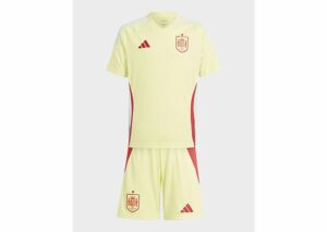 adidas Spanien 24 Kids Auswärtsausrüstung - Damen, Pulse Yellow / Halo Mint