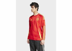 adidas Spanien 24 Long Sleeve Heimtrikot - Herren, Better Scarlet