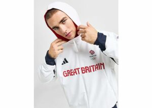 adidas Team GB Podium Kapuzenjacke - Herren, White
