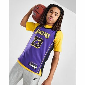 Jordan NBA LA Lakers James #6 Jersey Kinder - Kinder, Purple