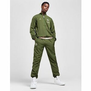 Jordan Paris Saint Germain Strike Fourth Woven Tracksuit - Herren, Rough Green/Hemp
