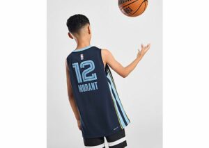 Nike NBA Memphis Grizzlies Morant #12 Jersey Junior, Blue