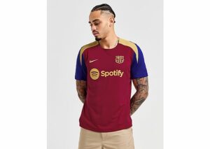 Nike FC Barcelona Strike T-Shirt - Herren, Noble Red/Deep Royal Blue/Club Gold/Club Gold