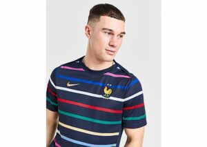 Nike France Pre Match Shirt - Herren, Blue