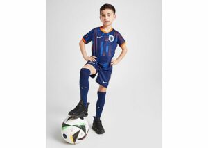 Nike Niederlande 2024 Auswärts Trikotsatz Kleinkinder, Blue