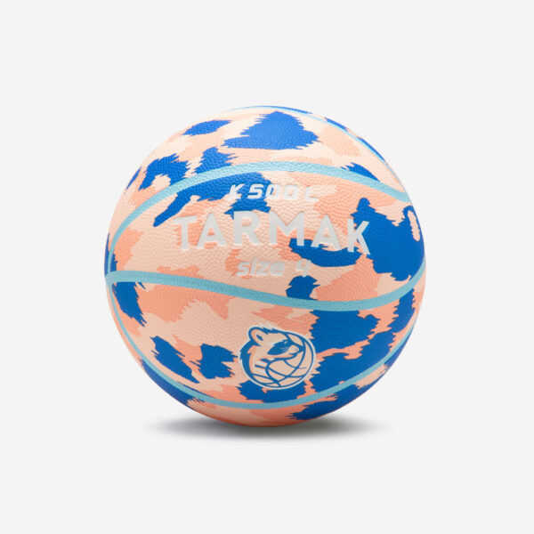 Kinder Basketball Größe 4 - K500 Light rosa/blau