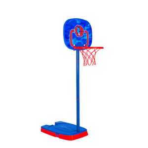 Kinder Basketball Korbanlage höhenverstellbar 0,9‒1,2 m - K100 blau/orange
