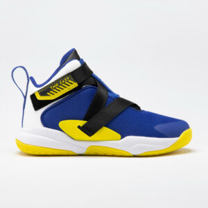 Kinder Basketball Schuhe - Easy X blau/gelb