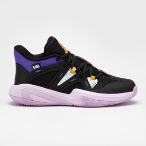 Kinder Basketball Schuhe halbhoch Los Angeles Lakers NBA - 900 Mid-3 schwarz