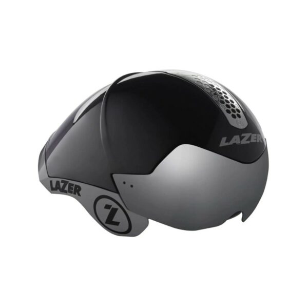 Lazer Wasp Air Tri Helm Schwarz Silber, Größe M/L