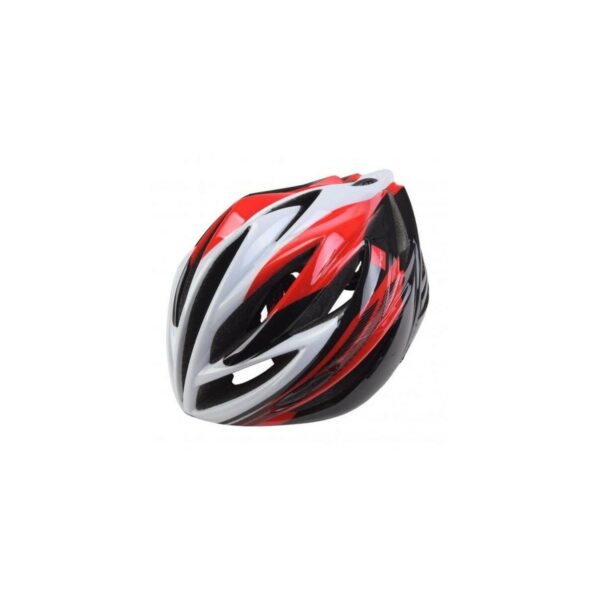 Met Forte Helm Rot / Weiß / Schwarz Glanz 2015