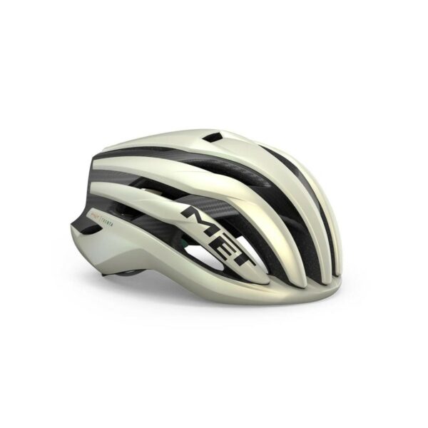 MET Trenta 3K Carbon MIPS Gold Schwarz Helm, Größe M (56-58 cm)