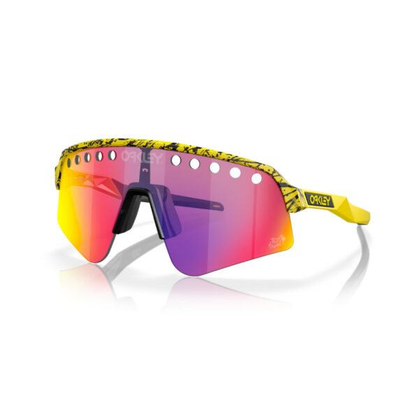 Oakley Sutro Lite Sweep entlüftet TDF Brillen gelb rosa Linsen