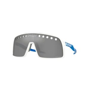 Oakley Sutro Polierte Brille Weiß Blau Prizm Schwarz