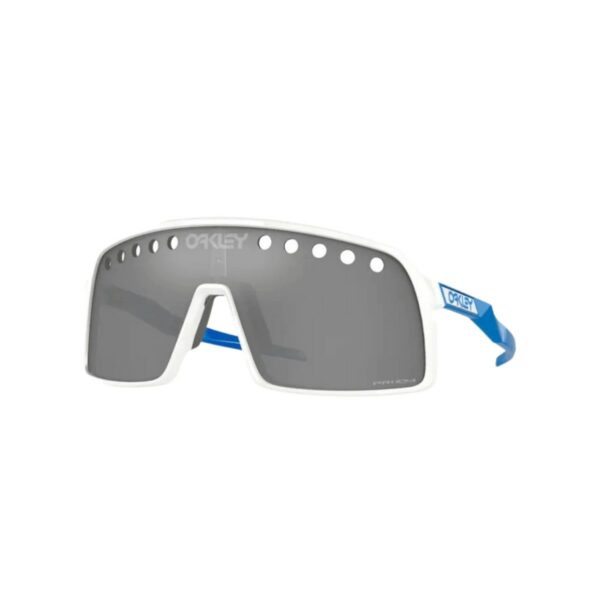 Oakley Sutro Polierte Brille Weiß Blau Prizm Schwarz