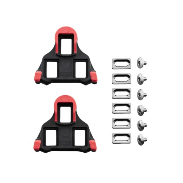 Paar Shimano SPD-SL SM-SH10 Rot ohne Schwimmer