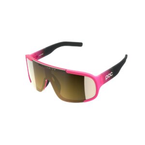 POC Aspire Rosa Sonnenbrille mit goldenen Gläsern