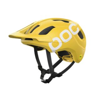 POC Axion Race MIPS Helm Mattgelb, Größe M