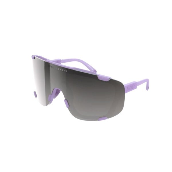 POC Devour Brille Violett Quarz Schwarze Gläser