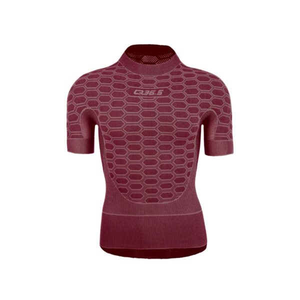 Q36.5 Base Layer 2 Kurzarm-Rotes Unterhemd, Größe L/XL