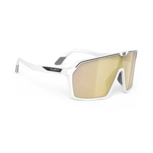 Rudy Project Spinshield Brille Weiß mit Gold Gläsern