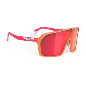 Rudy Project Spinshield Rote Brille mit orangen Gläsern
