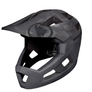 Endura - Kid's Singletrack Vollvisierhelm - Radhelm Gr One Size grau