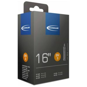 Schwalbe - 16'' Schlauch Nr. 3 47/62-305 - Fahrradschlauch Gr 16'' x 1,75-2,5'' - 47/62-305 schwarz