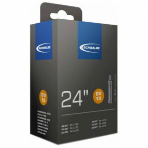 Schwalbe - 24'' Schlauch Nr. 10 40/62-507 - Fahrradschlauch Gr 24'' x 1,5-2,40'' - 40/62-507 schwarz
