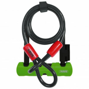 ABUS - Ultra 410 Mini + Cobra 10/120 - Fahrradschloss Gr Bügelhöhe 140 mm schwarz