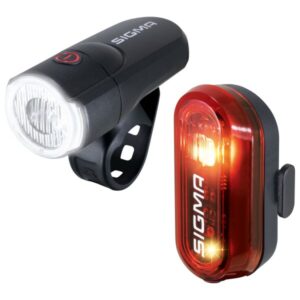 Sigma Sport - Aura 30 Set w/ Curve - Fahrradlampen-Set schwarz