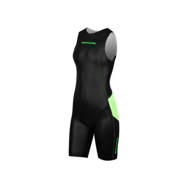 Spiuk Elite Damen Trisuit Schwarz Grün, Größe XS.
