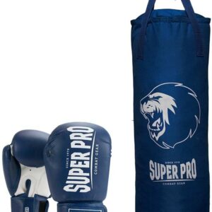 Super Pro Boxsack "Boxing Set Punch", (Set, mit Boxhandschuhen)