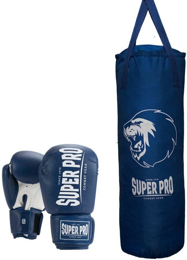 Super Pro Boxsack "Boxing Set Punch", (Set, mit Boxhandschuhen)
