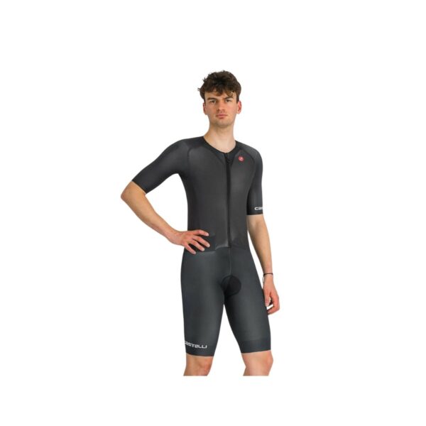 Trisuit Castelli Sanremo BTW Kurzarm Schwarz, Größe L