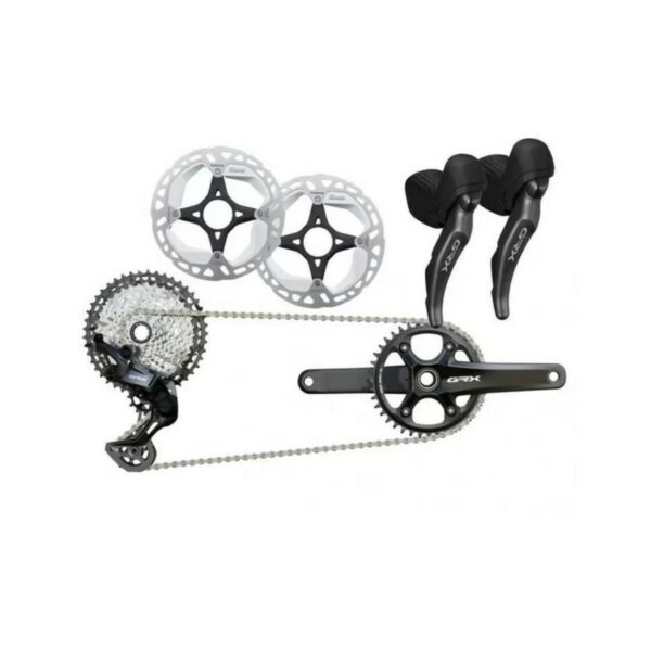 Vollständige Gruppe Shimano GRX RX820 42D 172.5mm 1x12v