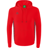 Erima Team Essential Hoody Rot Grau
