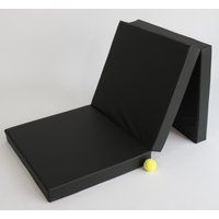 Turnmatte Klappbar 180 x 70 x 8 cm Weichbodenmatte Schwarz Gymnastikmatte