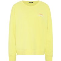 Sweater mit Logo- und Sunset-Motiv