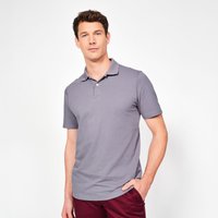 Herren Poloshirt kurzarm - MW100 grau