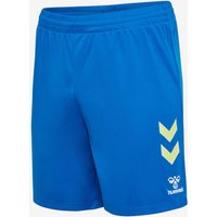 Herren Handball Shorts - HUMMEL blau/gelb
