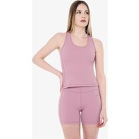 Synthetisches Fitness-Tanktop in Altrosa für Herren und Damen