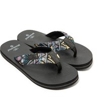 Schwarze BRASILERAS Herren-Flip-Flops mit rutschfesten Sohlen