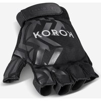 Feldhockey Handschuhe 1-Fingerglied - FG510 schwarz/grau